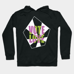 Vote Love 1 Hoodie